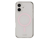 Etui do telefonów Holdit MagSafe Case iPhone 16 Pink/Transparent